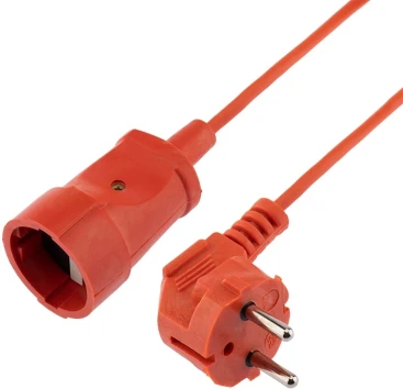 Удлинитель силовой PROconnect ПВС (11-7111) 2x0.75кв.мм 1розет. 10м ПВС 6A пласт.рамка оранжевый