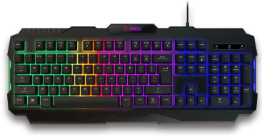Клавиатура MSI Forge GK100 проводная (Черный)
