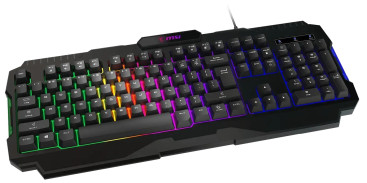 Клавиатура MSI Forge GK100 проводная (Черный)