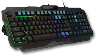 Клавиатура MSI Forge GK100 проводная (Черный)