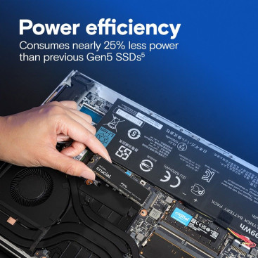 Crucial P510 1TB M.2 2280 PCIe Gen5x4 CT1000P510SSD8