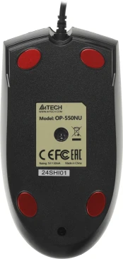A4Tech V-Track Padless OP-550NU, проводная, 1200dpi, черный