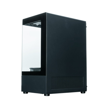 XASTRA Q300M 5FRGB, mATX, Aquarium, 5x120mm FRGB, Black, Q300M-5FC12F