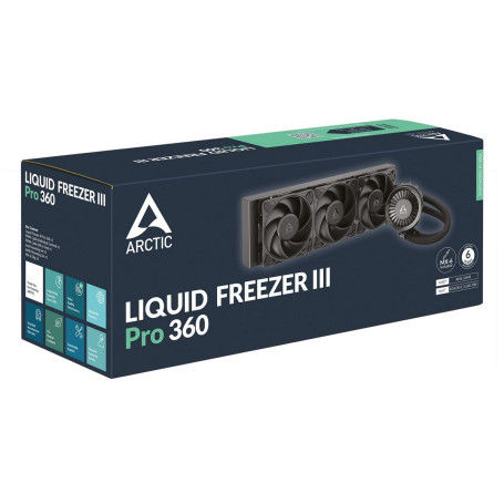 Arctic Liquid Freezer III Pro 360, LGA1851/1700/1200/115X/AM5/AM4, ACFRE00180A, черный