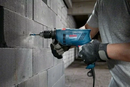 Дрель-шуруповерт Bosch GSB 600 600Вт патрон:ключев. (06011A0320)