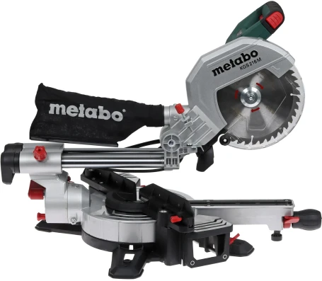 Торцовочная пила Metabo KGS 216 M Set 1500Вт 5000об/мин d=216мм