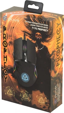 Оклик 717G PROPHECY, проводная, 8000dpi, черный