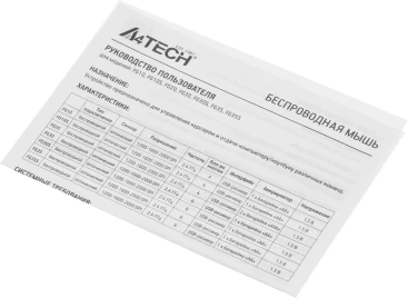 A4Tech Fstyler FG35S, беспроводная, 2000dpi, серебристый/белый