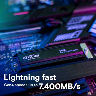 Crucial T500 1TB M.2 2280 PCIe Gen4x4 CT1000T500SSD5