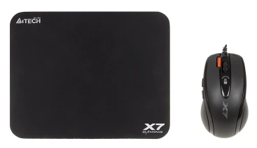 A4Tech X-7120, проводная, 2000dpi, черный