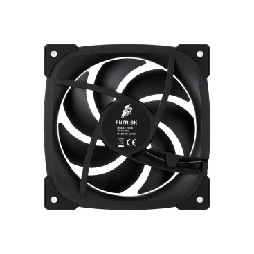 Вентилятор 1STPLAYER FN7R Black / 120mm ARGB 3pin 5V PWM 4pin 12V 600-1800rpm 38.39cfm 31.28dBA / FN7R-BK / BULK