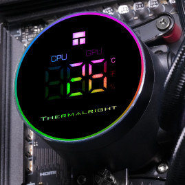 Thermalright Frozen Magic 360 Digital ARGB Black V2, LGA1700/1200/115X/AM5/AM4, Black
