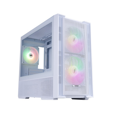 1STPLAYER AU6 ARGB, mATX, 3x120mm ARGB, White, AU6-WH-2FA7-14-W-2FA7R-W-1FA7-W