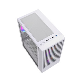 Powercase Mistral SM07 ARGB, mATX, 3x120mm ARGB, White, CMMSM07W-A3