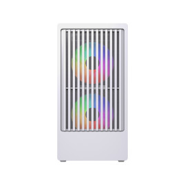 Powercase Mistral SM07 ARGB, mATX, 3x120mm ARGB, White, CMMSM07W-A3