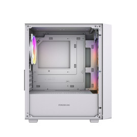 Powercase Mistral SM07 ARGB, mATX, 3x120mm ARGB, White, CMMSM07W-A3