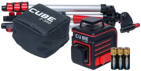Уровень лазер. Ada Cube 2-360 Professional Edition 2кл.лаз. 635нм цв.луч. красный 2луч. (А00449)