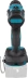 Дрель-шуруповерт Makita DDF487Z аккум. патрон:быстрозажимной